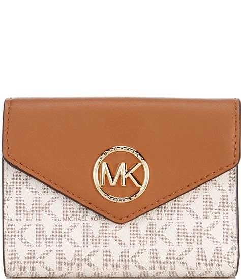 michael kors signature wallet|michael kors wallet maroon.